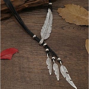 Feather necklace